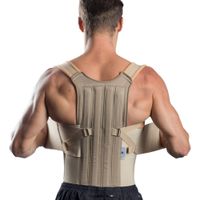 Faja Dorso Lumbar Unisex Leemark Talla M Color Beige