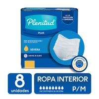 Ropa Interior Plenitud Protect Plus Talla P-MPañal Adulto - Bolsa 8 UN