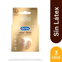 Preservativos Durex Real Feel - Caja 3 UN