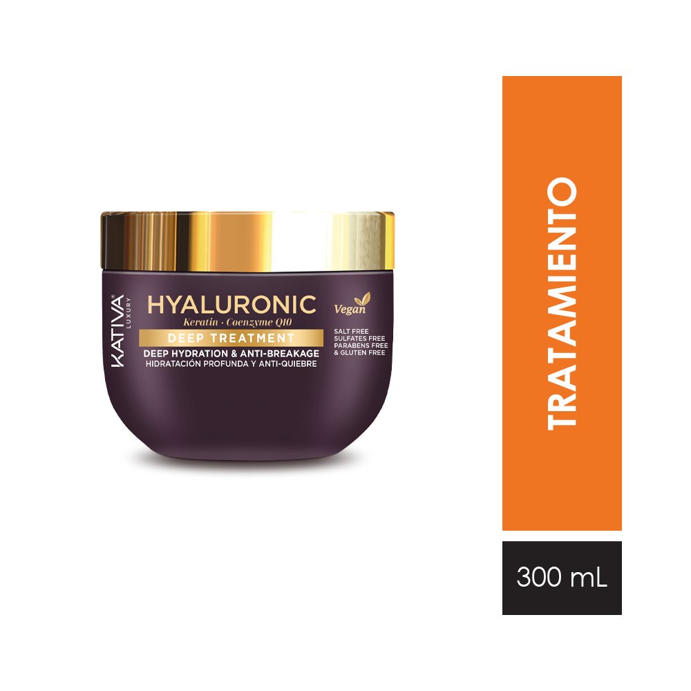 Tratamiento Capilar Kativa Luxury Keratin Coenzyme Q10 - Pote 300 ML
