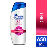 Shampoo Head & Shoulders Suave y Manejable 2 en 1 - Frasco 650 ML