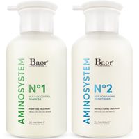 Shampoo para Cabello Graso 300ml + Acondicionador Baor Aminosystem