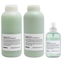 Shampoo Anti-rotura 1000ml + Acondicionador+ Spray Shield Davines Melu