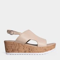Sandalias Casuales Top Model Mujeres Tmo-N0005 Cuero Beige