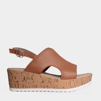 Sandalias Casuales Top Model Mujeres Tmo-N0005 Cuero Marron