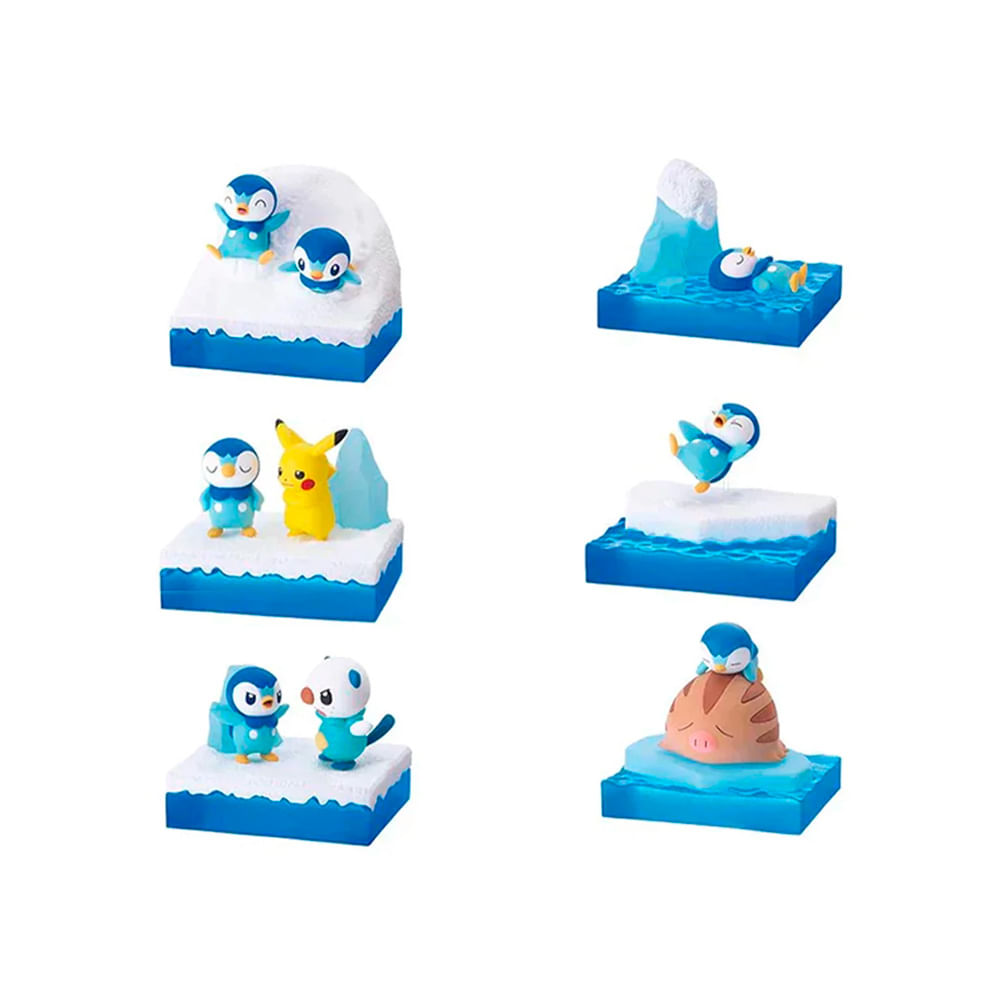 Pokemon Re Ment Cool Piplup Collection Japon Completo