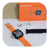 SMARTWATCH S9 ULTRA CON CHIP + 2 CORREAS NARANJA