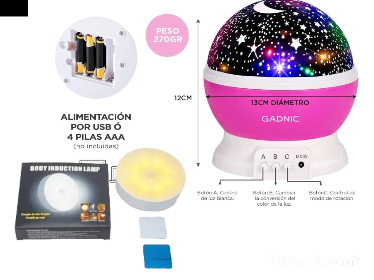Proyector de Estrellas tipo Galaxia