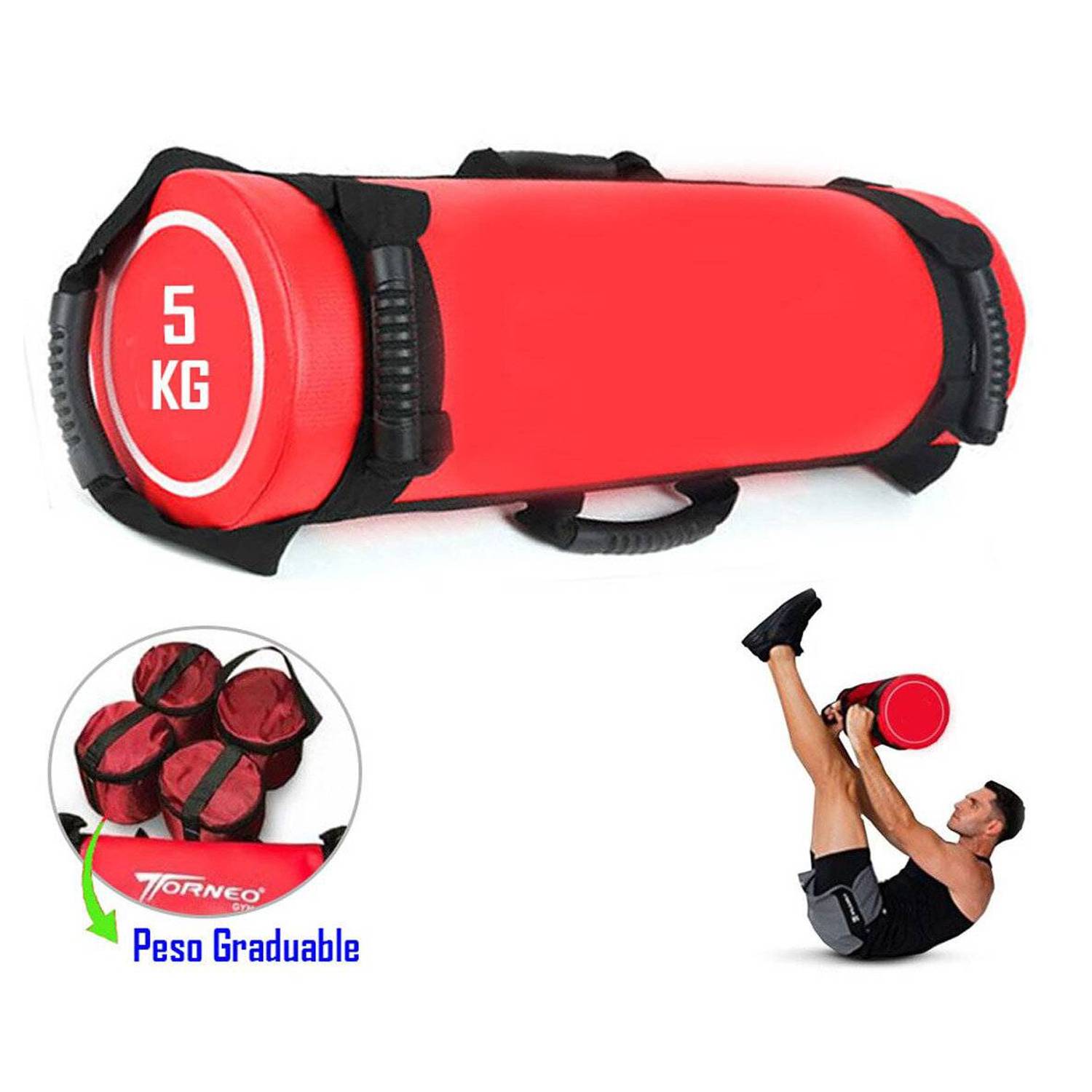 Maletin Crossfit Peso Regulable 5 Kg