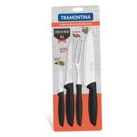 Jgo Cuchillos X 4 Pz Plenus Color Negro - Tramontina (JYA)