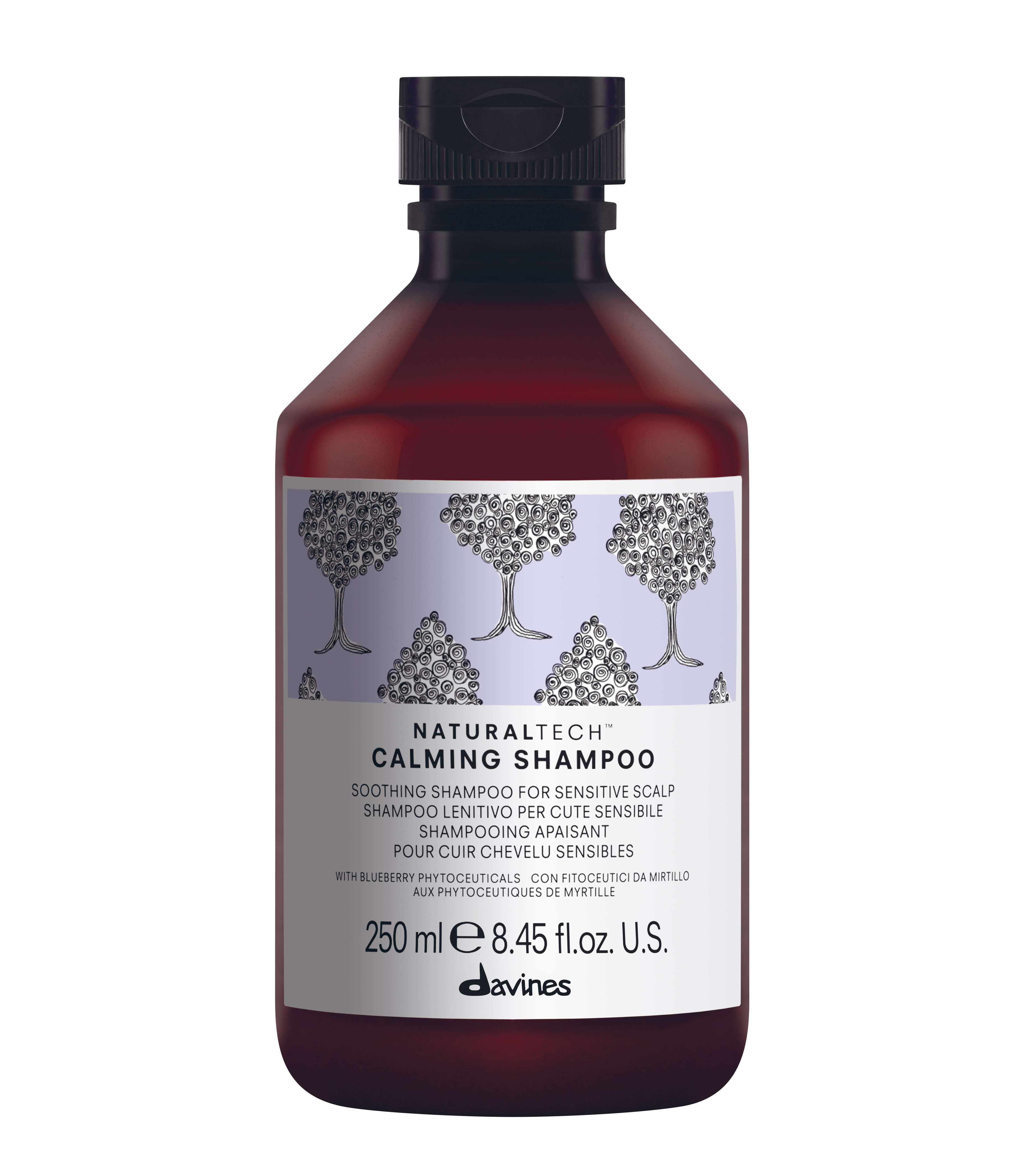 Davines naturaltech shampoo calming para cuero cabelludo sensible 250ml