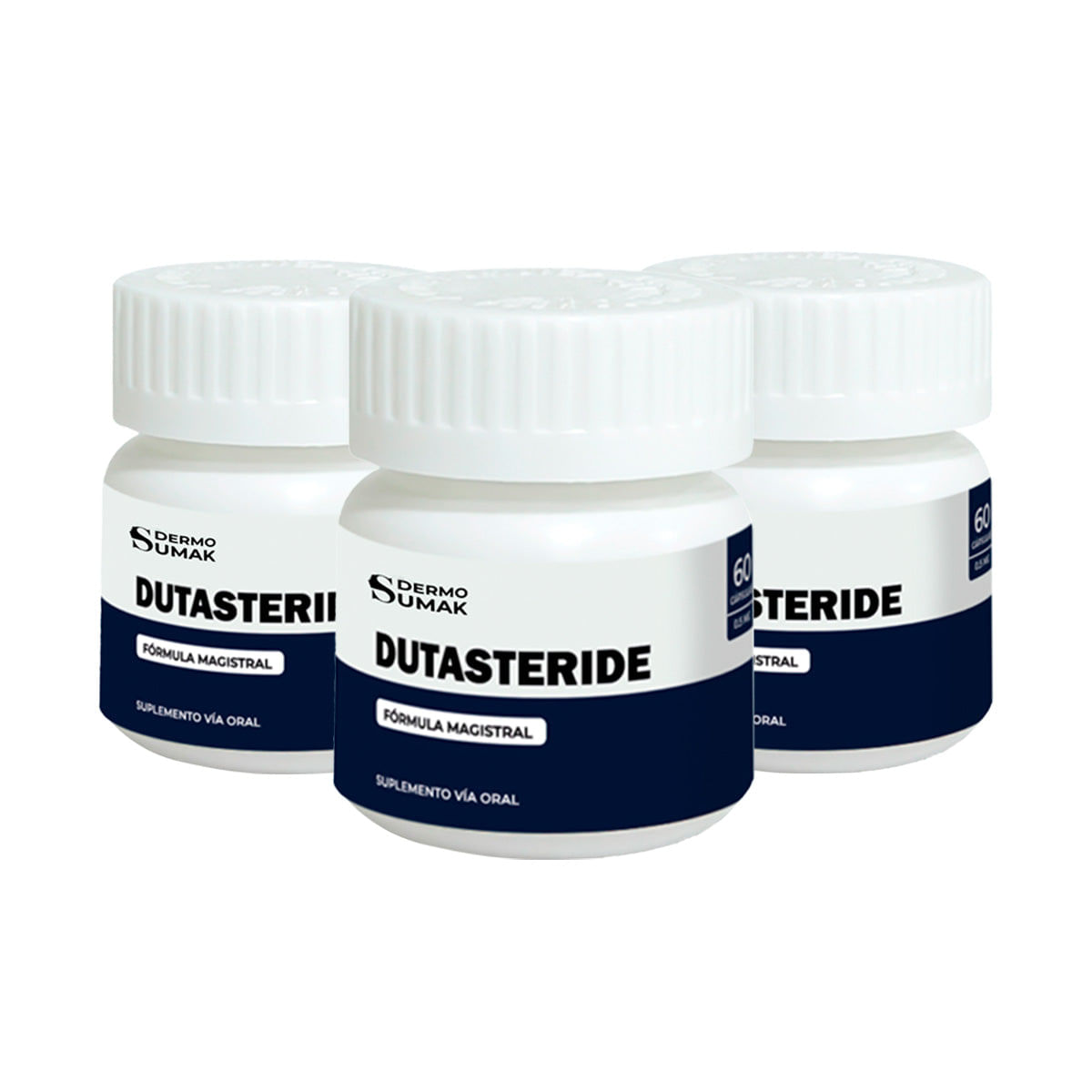 Dutasteride 0.5% Cápsulas 60 und - Dermosumak 3 unid