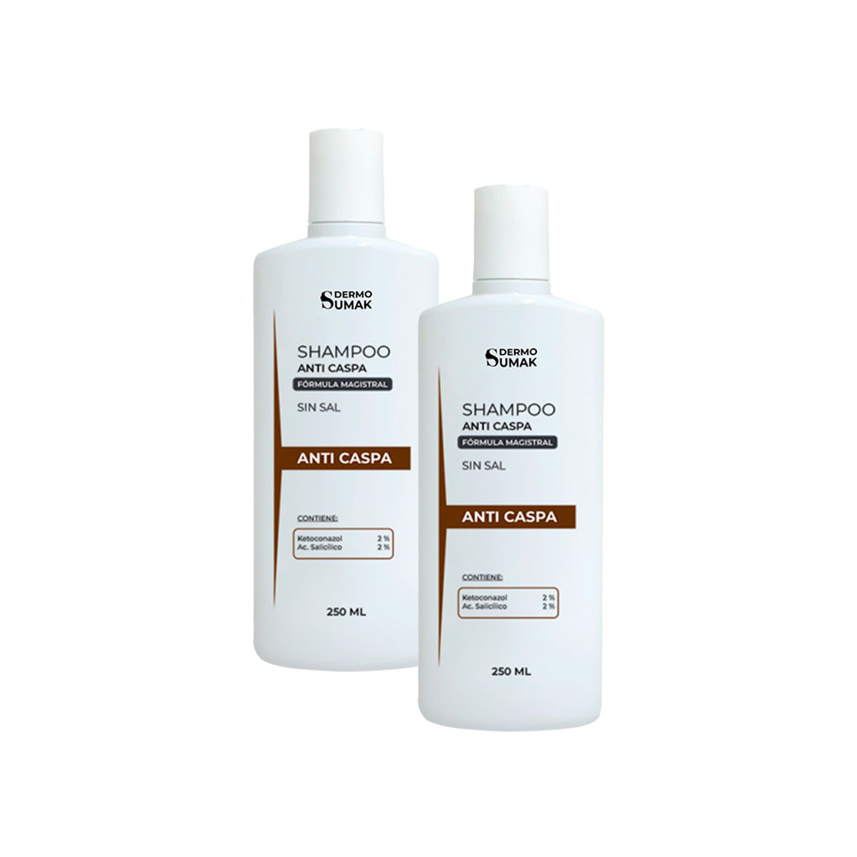 SHAMPOO ANTI CASPA 250ML 2 UNID