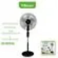 Ventilador de pedestal 18"" BOSSKO BK 8459VN 50 watts con Temporizador Negro - BK-8459VN