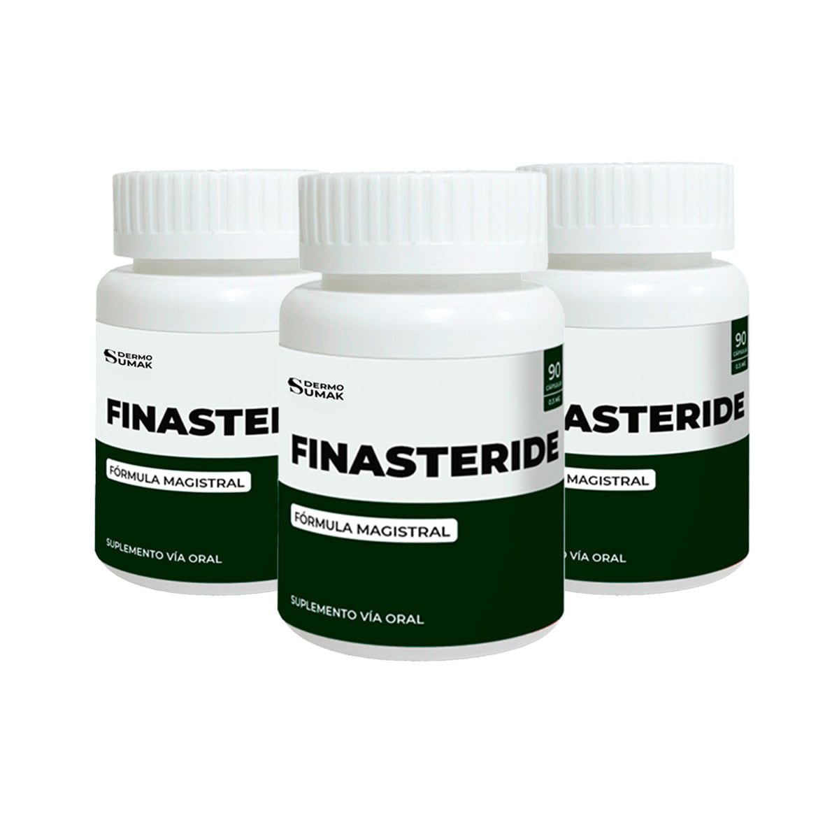 Finasteride Cápsulas 90 und - Dermosumak 3 unid