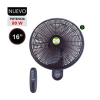 Ventilador de Pared Bossko BK-8210PD 80 Watts con Control Remoto y 3 Velocidades (MUNDO ELECTRONICO)