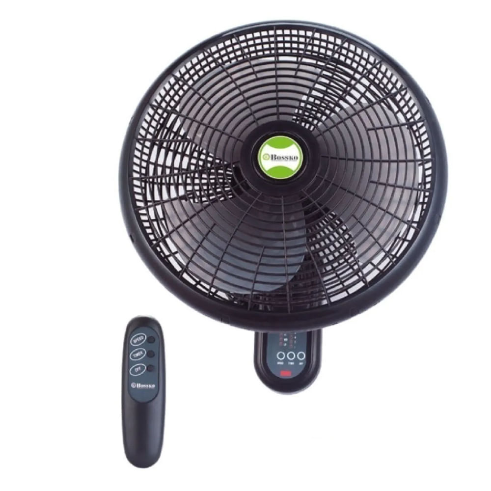 Ventilador de Pared Bossko 16 BK-8210PD con Control Remoto