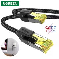 Cable de Red Cat 7 Ugreen Rj45 10 Gbps 5 Metros Nylon Patch Cord cobre