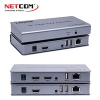 Hdmi extender 200m IP KVM 2 usb NETCOM extiende hdmi cable rj45