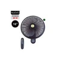 VENTILADOR DE PARED BOSSKO BK-8210PD 80 WATTS CONTROL REMOTO - MEGA IMPORT