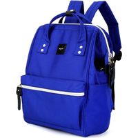 Himawari - Mochila H1881-36 escolar o de viaje porta Laptop Azul
