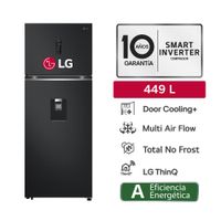 Refrigeradora LG 449L Top Freezer VT45APMC Negro