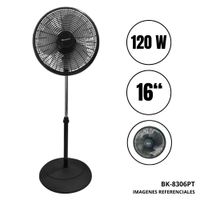 VENTILADOR 16” PEDESTAL BOSSKO BK-8306PT (JYA)