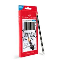 Faber Lápiz Titan Negro 2B Estuche FABER CASTELL x1un