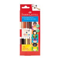 Faber Ecolapiz Delg Caras&Colores FABER CASTELL x6un