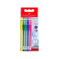 Faber Bolígrafo Col Gel Fashion Bl FABER CASTELL x5un