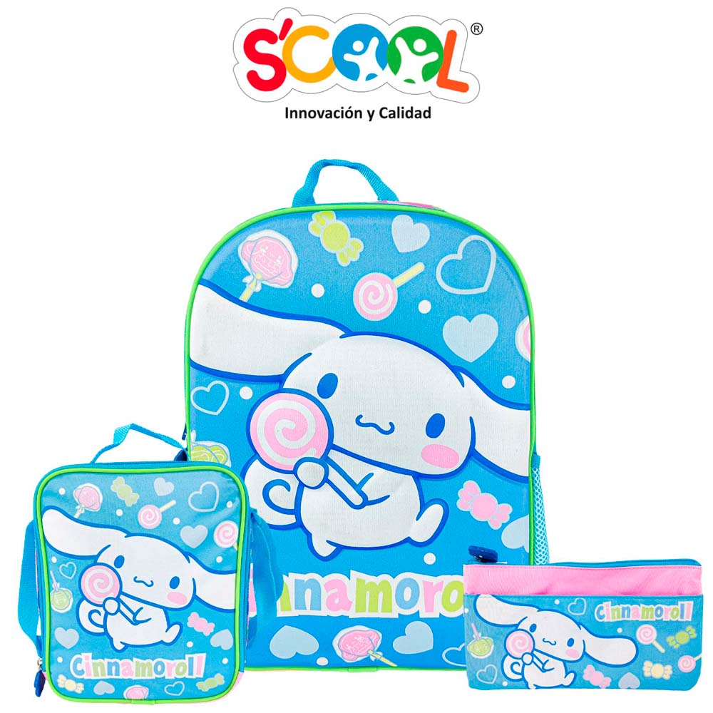 Rg Set Mochila Oficial SCOOL 2Bol Eva 3D Cinnam