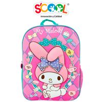 Ranger Mochila A4 2Bol SCOOL Eva 3D My Melody-A