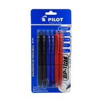 Bolígrafos PILOT Bp 1 Rt (2 Azul + 2 Rojo + 2 Negro) 6Pack