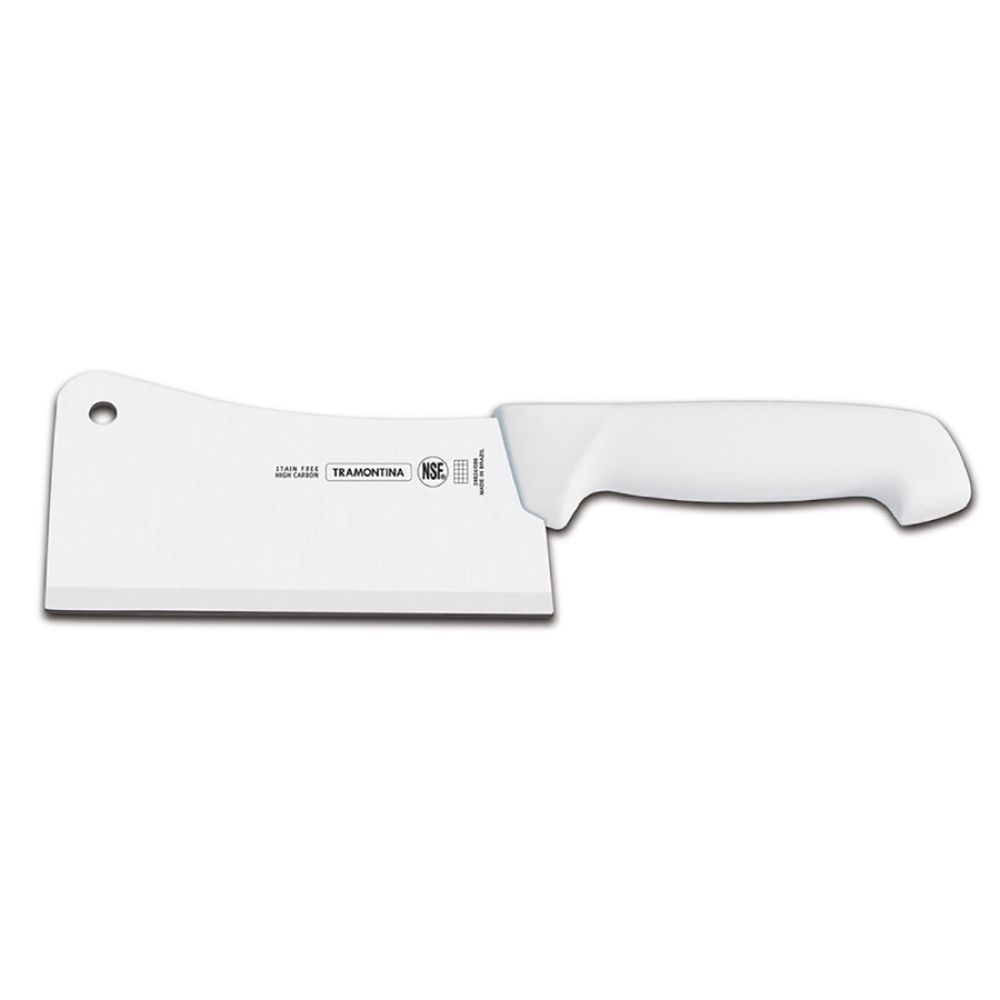 Hacha de Cocina 6 con Mango Blanco 24624-186 Acero Inoxidable (JYA)