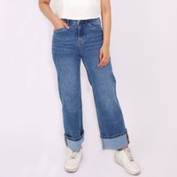 Jean Mujer Straight Comfy Crop Hem C Kayra Poblet