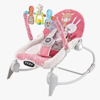 Silla Mecedora Bouncer Baby Cam Táctil Mesa Comer Ros
