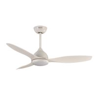 Ventilador decorativo de techo 48"" c/luz led y ctrl remoto timer 8h Imaco CF4835DC