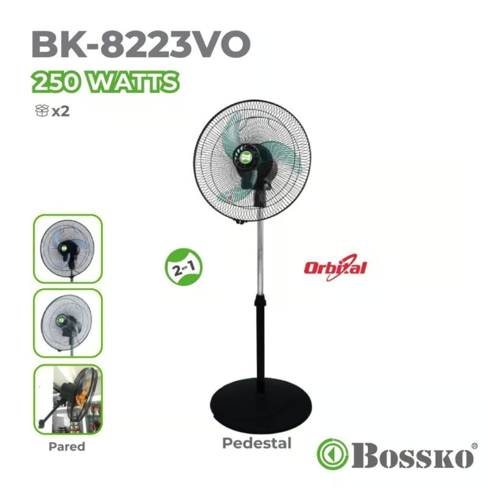 Ventilador orbital Bossko 16 "" BK-8223VO - Caja 2Unid
