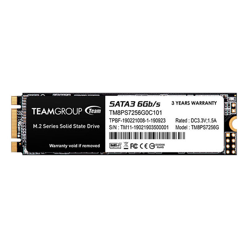UNIDAD ESTADO SOLIDO TEAMGROUP TG MS30 M.2 2280 256GB SATA III 6GB/S