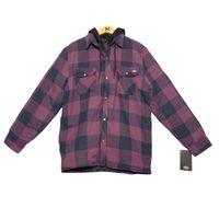 Casaca Camisera Dickies con capucha y relleno - Cuadros Talla M