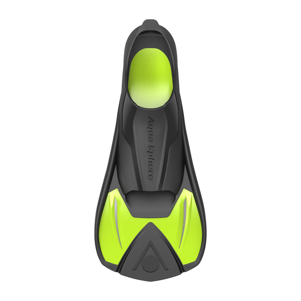 ALETAS MICROFIN AMARILLO NEGRO - XXL