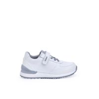 Zapatilla Escolar Unisex Casual ANDREI-025 K Blanco Rabbit Cuero