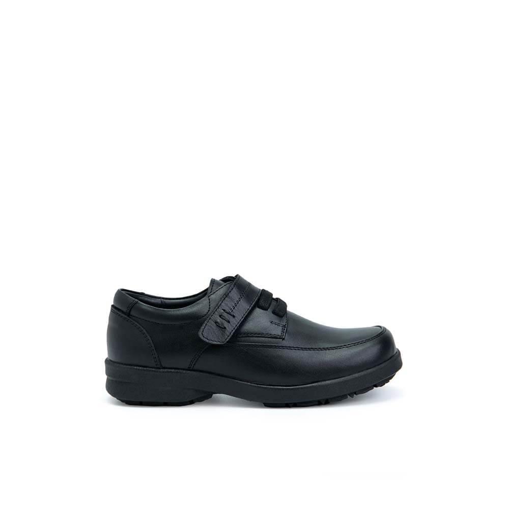 Zapato Escolar Monk Strap Casual PEPE-010 K Negro Rabbit Cuero