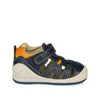 Sandalia Franciscana Casual ALEX-2510 Azul Rabbit Cuero