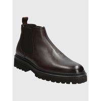 Botín Para Hombre Cuero Fort Marrón Oscuro Hush Puppies
