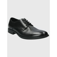 Zapato Para Hombre Cuero Rollo Negro Hush Puppies