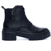 Botín Para Mujer Cuero Dreams Negro Hush Puppies