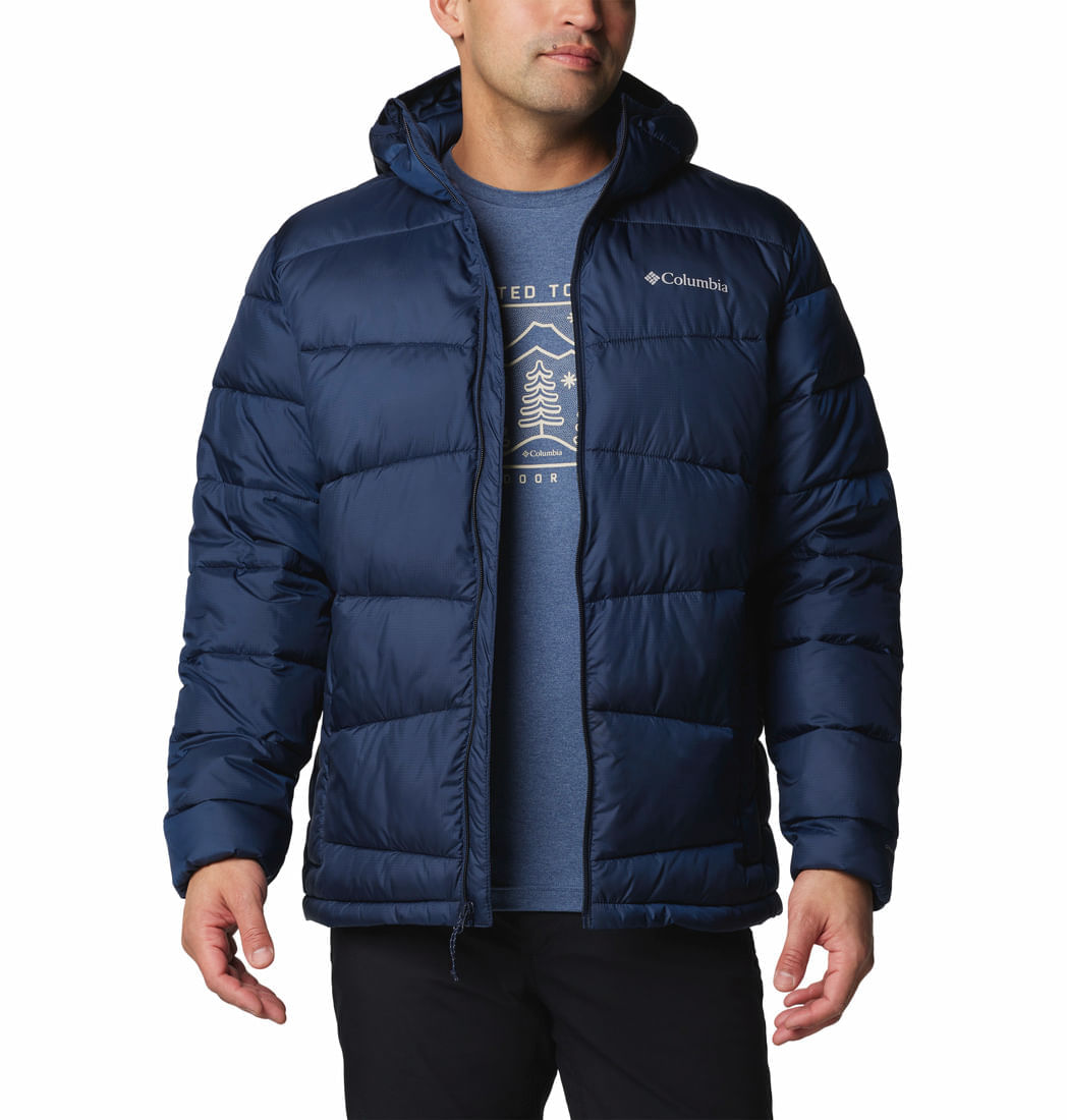Casaca Para Hombre Sintética Con Capucha Fivemile Butte™ II Azul Columbia