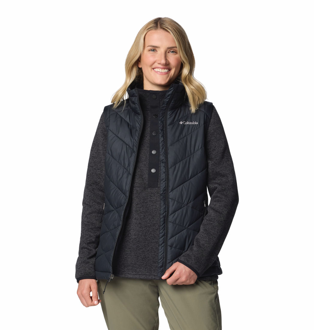 Chaleco Para Mujer Sintético Heavenly™ II Negro Columbia