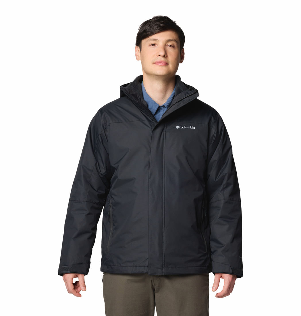 Casaca Para Hombre 3 En 1 Tunnel Falls™ II Negra Columbia